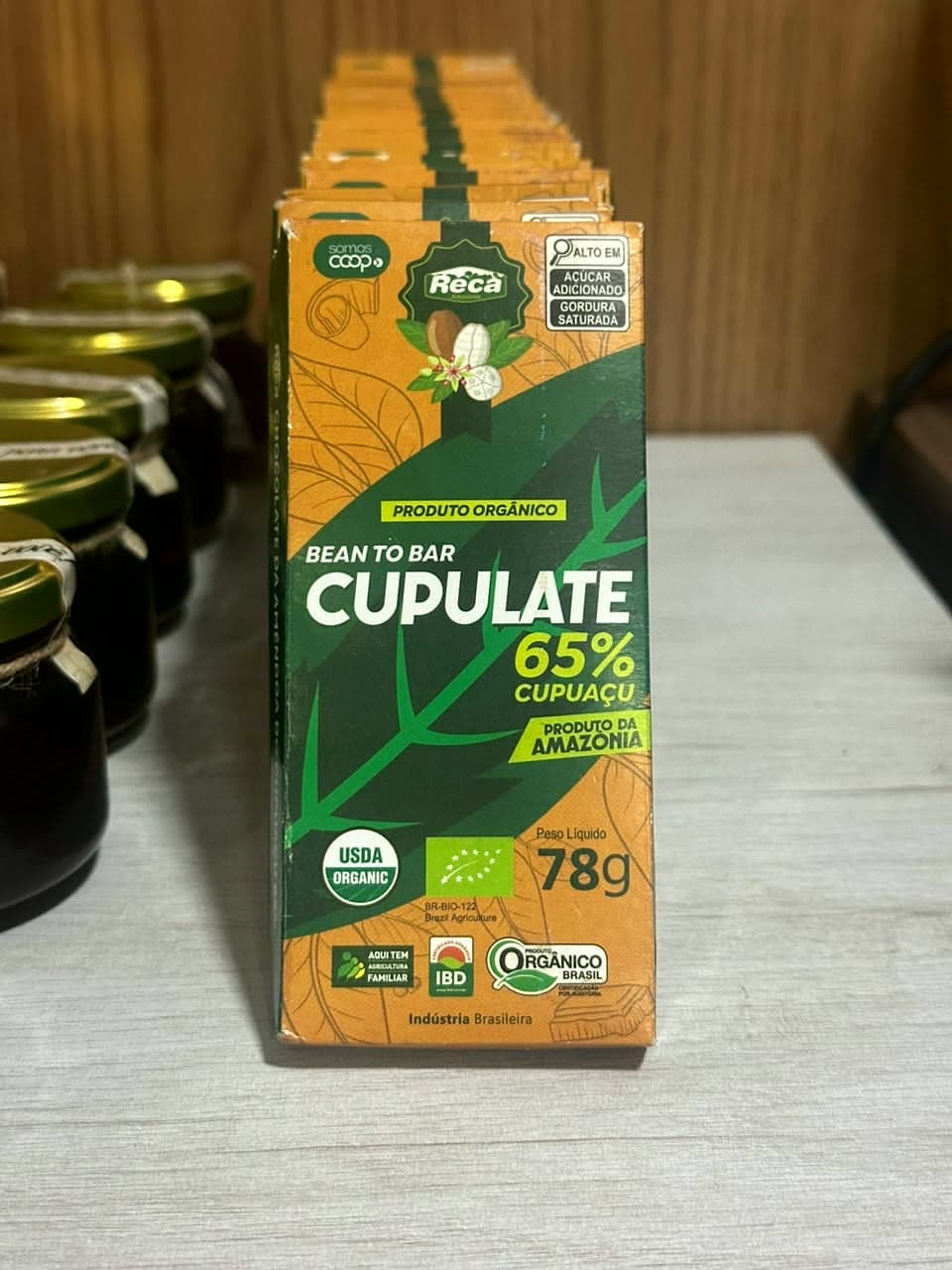 Chocolate bean-to-bar de cupuaçu